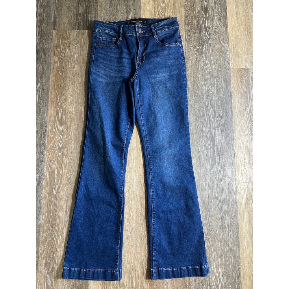 Dollhouse Flare Jeans Dark Wash Bell Bottoms Women Size 7/8 Waist